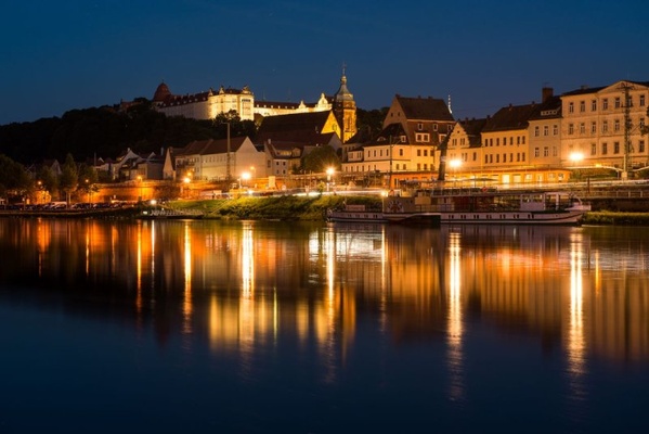 Pirna bei Nacht &copy; Dresden-Bilder.de | Thomas Uhlig