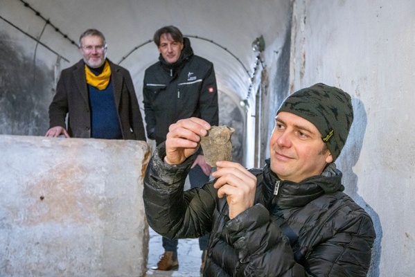 Baustellenrundgang in der Alten Kaserne / Foto: Marko Förster/Festung Königstein gGmbH
