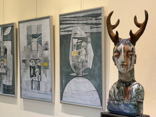 Blick in die Ausstellung &copy; Käthy Schütze
