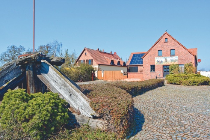 Mühlenstandort „Kräger“ in Laußig, Foto: Verein Mühlenregion Nordsachsen