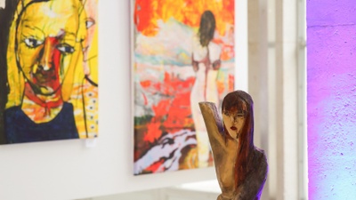 Blick in die Ausstellung &copy; Käthy Braun