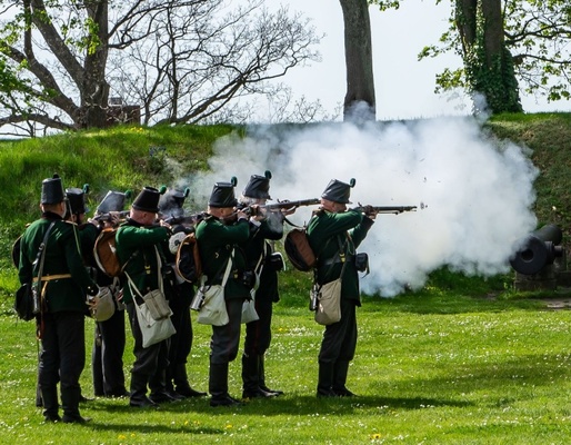 Auf der Festung Königstein lassen Historiendarsteller den Militäralltag des Jahres 1860 lebendig werden, Foto: Festung Königstein gGmbH