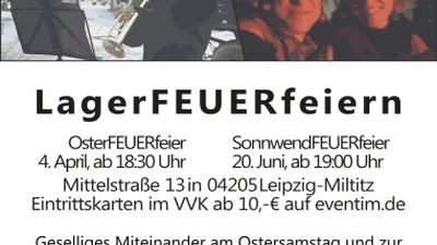 LagerFEUERfeiern Flyer