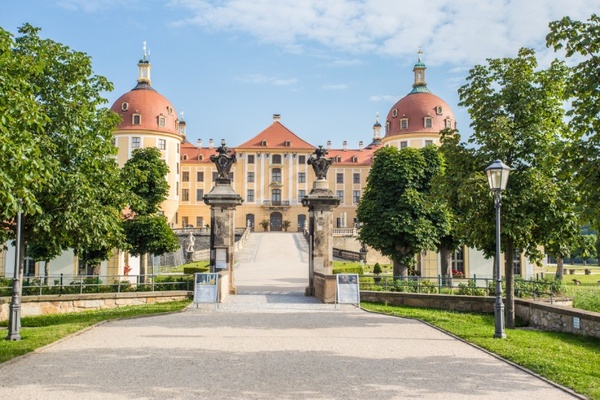 Schloss Moritzburg - Haupteingang &copy; Sebastian Rose