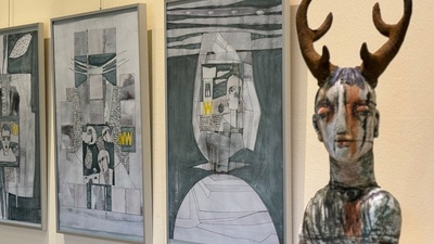 Blick in die Ausstellung &copy; Käthy Schütze