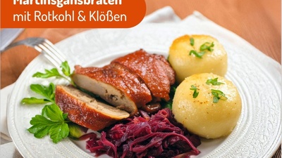 Martinsgans-Schmaus © Oskarshausen GmbH Martinsgans-Schmaus © Oskarshausen GmbH