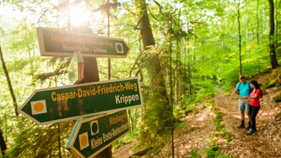 Caspar-David-Friedrich-Weg, Foto: Philipp Zieger/Tourismusverband Sächsische Schweiz