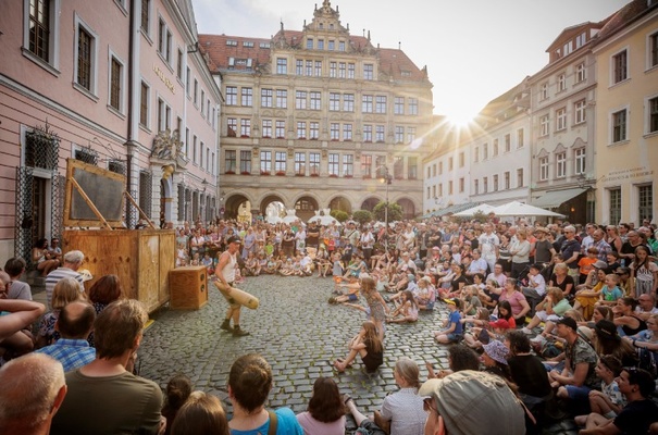 ViaThea, das Festival der Straßenkünste, gehört zu den festen Höhepunkten im Görlitzer Kulturkalender. &copy; Nikolai Schmidt