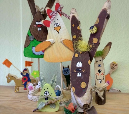 Osterbasteln mit der Naturschutzstation Weiditz &copy; Naturschutzstation Weiditz