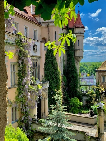 Schloss Püchau - Westfront / PR