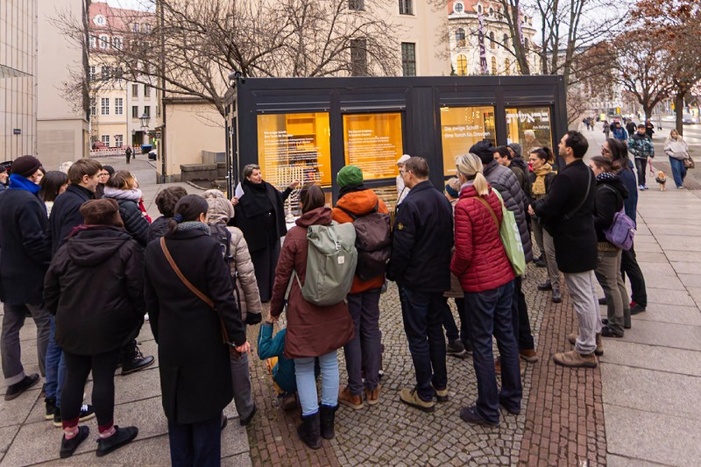 Chanukka 2025 am Pavillon. Foto: Heike Antoci