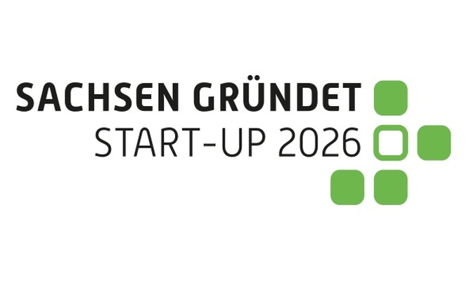 Logo zum Wettbewerb »Sachsen gründet – Start-Up 2026«